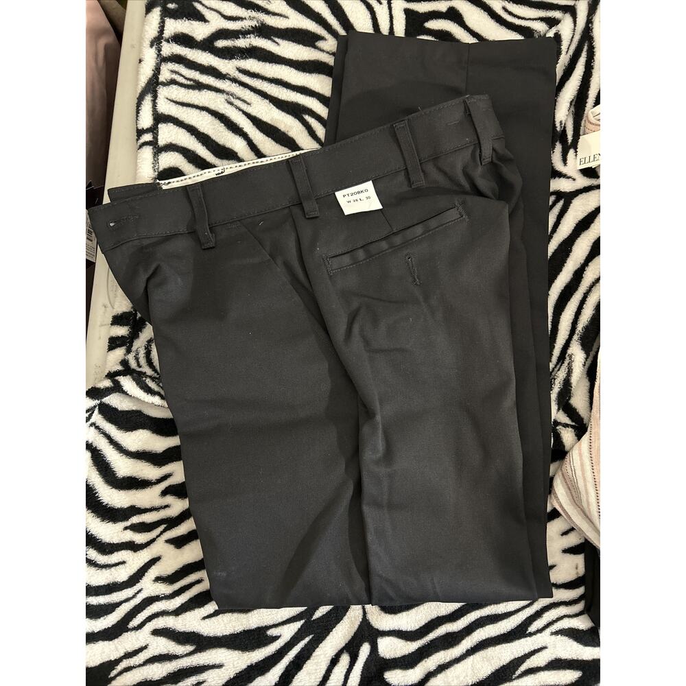 Men’s Red Kap Work Pants Black New 28x30